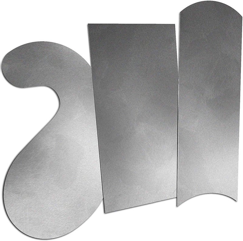 ATLIN Cabinet Scraper Card Set - Curved 3pc - Image 2